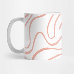 Abstract Lines And Soft Colors Mug